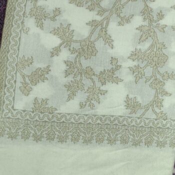 ZIEL Pollywool Zari Stole For Girls Women