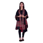 17 Women’s Acrylic Black Shwal Stole Wrap For Women Size L40 W80 i