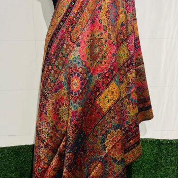 Multicolor Traditional Mandala Print Shawl, Digital Printed Shawl, Bohemian Style Wrap